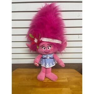 Trolls Princess Poppy Plush Standing Alone Doll Holiday Christmas